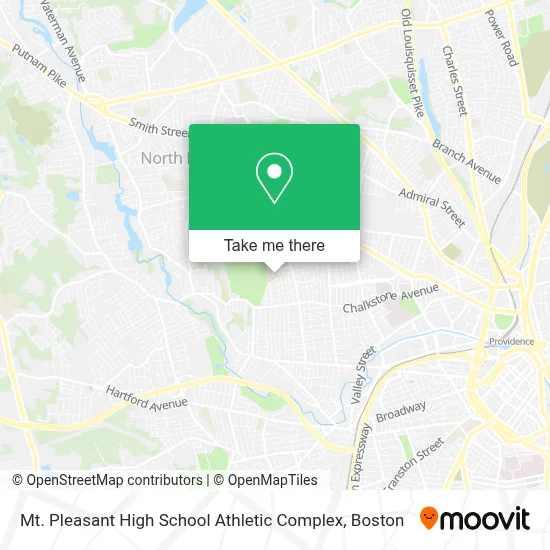 Mt. Pleasant High School Athletic Complex map