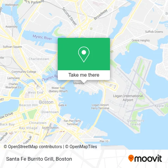 Santa Fe Burrito Grill map