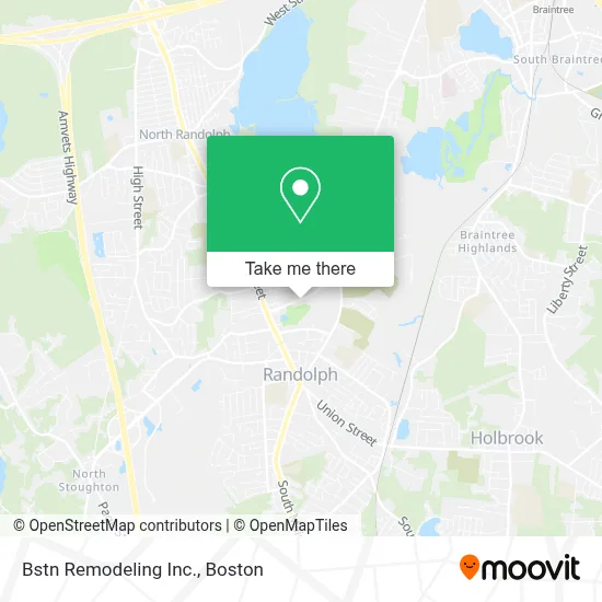 Bstn Remodeling Inc. map