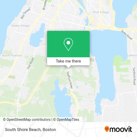South Shore Beach map