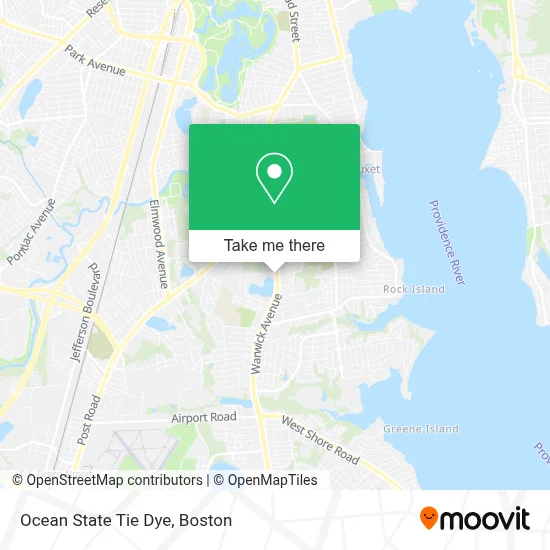 Ocean State Tie Dye map