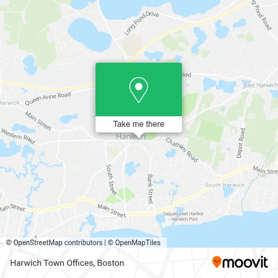 Harwich Town Offices map