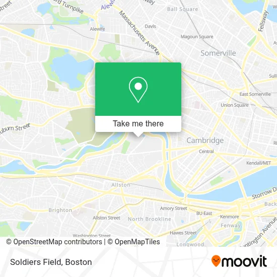Soldiers Field map