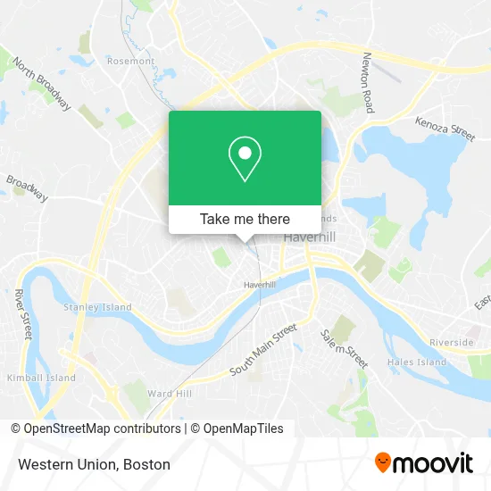 Western Union map