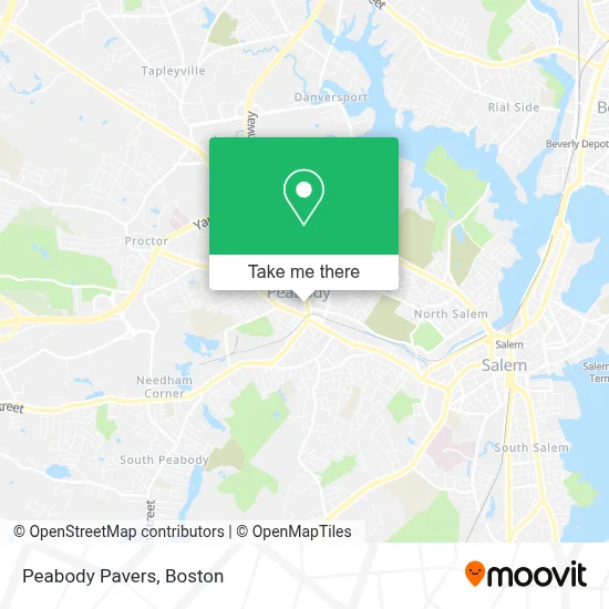 Peabody Pavers map