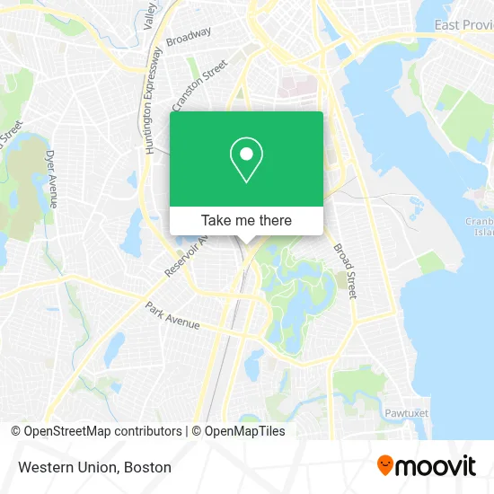 Western Union map