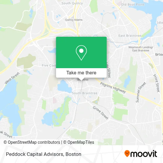 Peddock Capital Advisors map