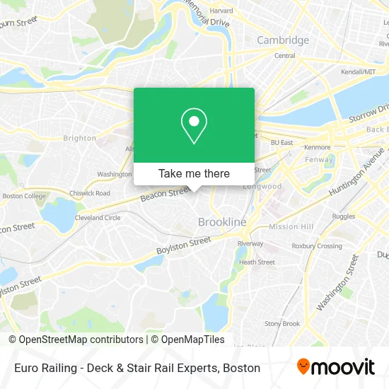 Euro Railing - Deck & Stair Rail Experts map