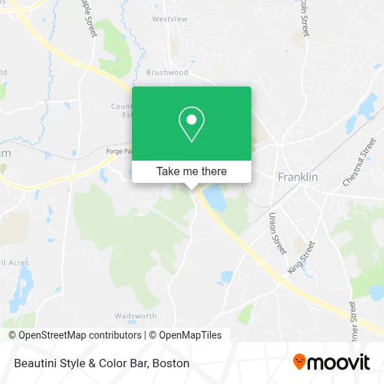 Beautini Style & Color Bar map