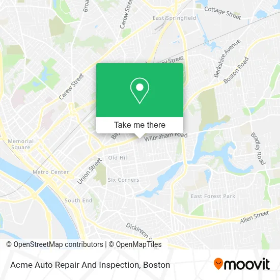 Acme Auto Repair And Inspection map