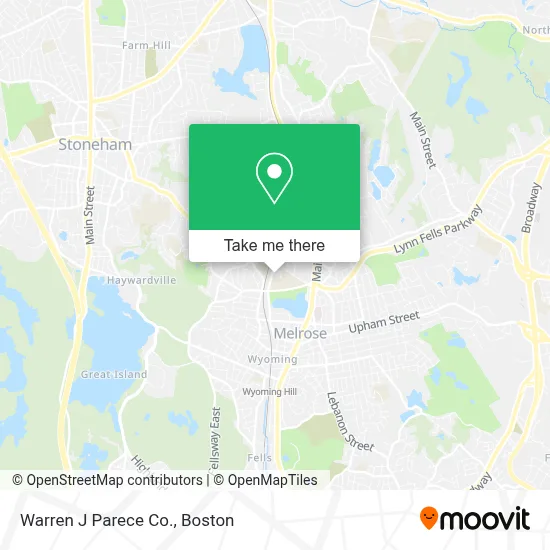 Warren J Parece Co. map