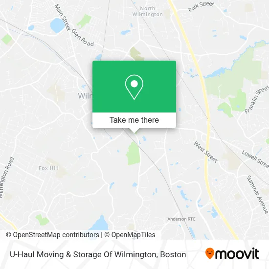 U-Haul Moving & Storage Of Wilmington map