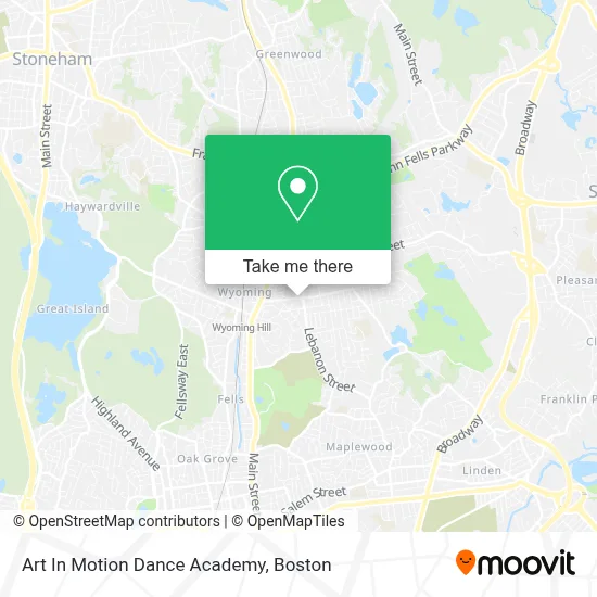 Art In Motion Dance Academy map