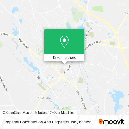Imperial Construction And Carpentry, Inc. map
