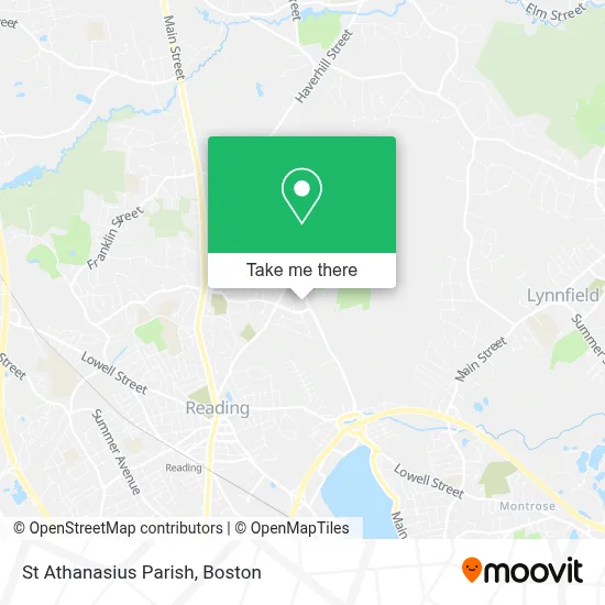 St Athanasius Parish map