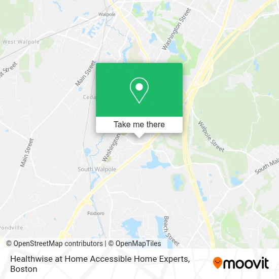 Healthwise at Home Accessible Home Experts map