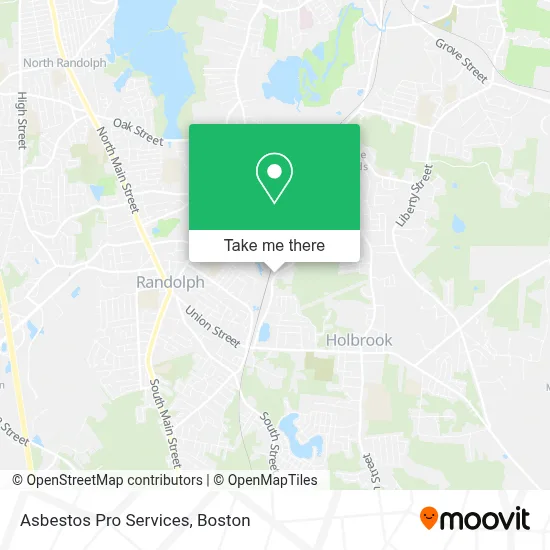Asbestos Pro Services map