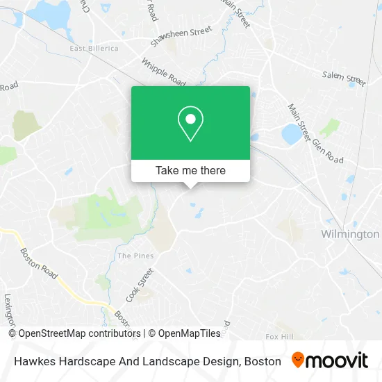 Hawkes Hardscape And Landscape Design map