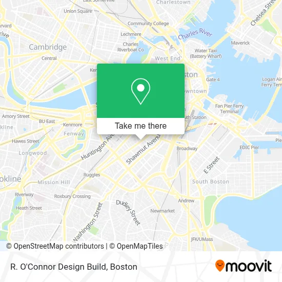 R. O'Connor Design Build map