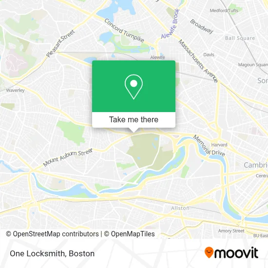 One Locksmith map
