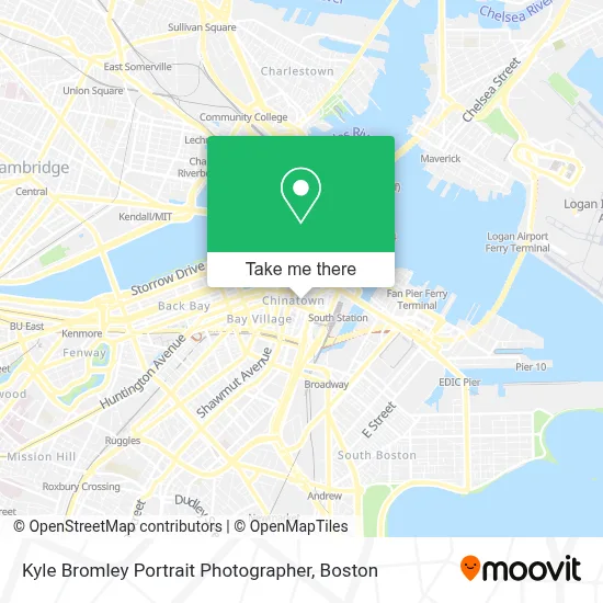 Kyle Bromley Portrait Photographer map