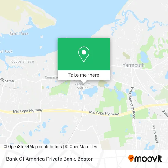 Bank Of America Private Bank map