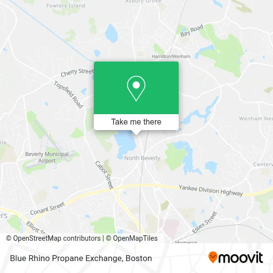 Blue Rhino Propane Exchange map