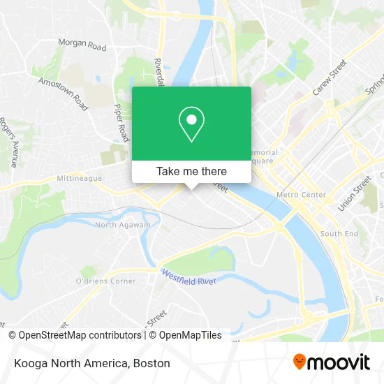 Kooga North America map
