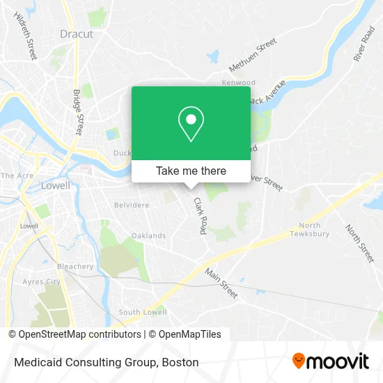 Medicaid Consulting Group map