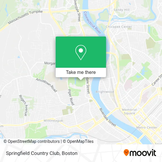 Springfield Country Club map
