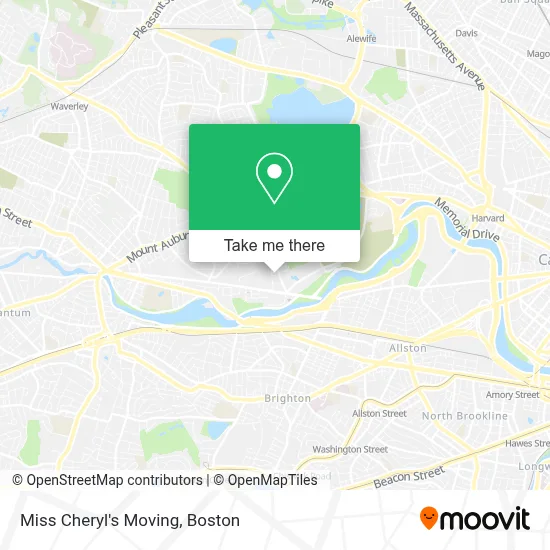 Miss Cheryl's Moving map