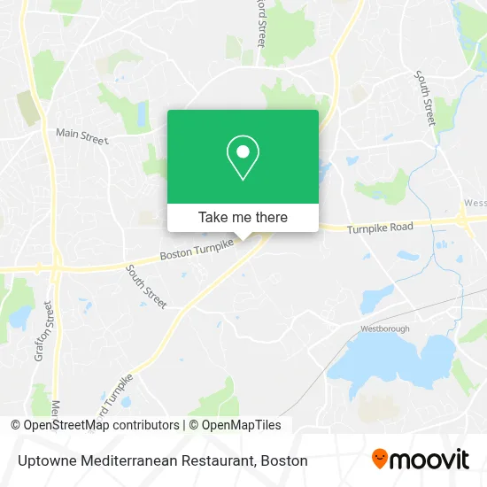 Uptowne Mediterranean Restaurant map