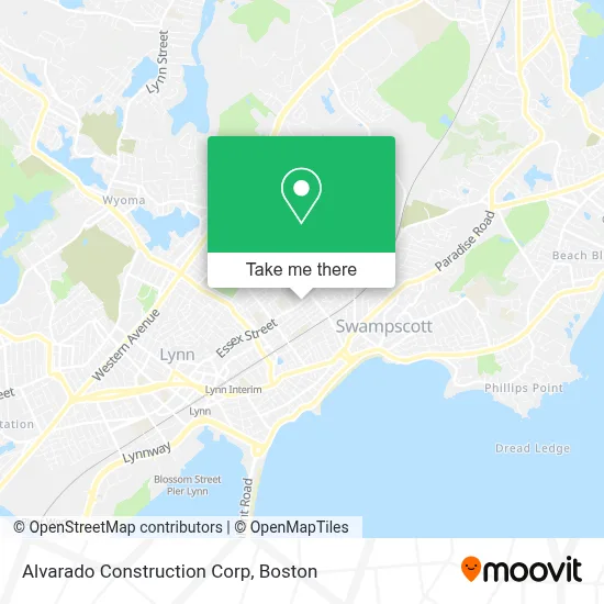 Alvarado Construction Corp map