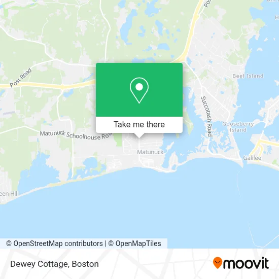 Dewey Cottage map