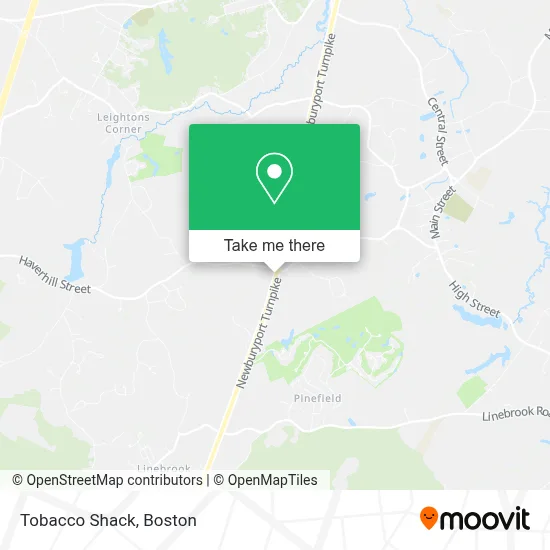 Tobacco Shack map