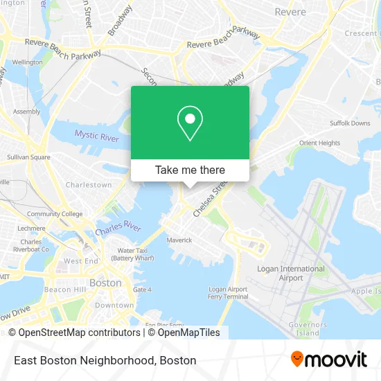 East Boston Neighborhood map