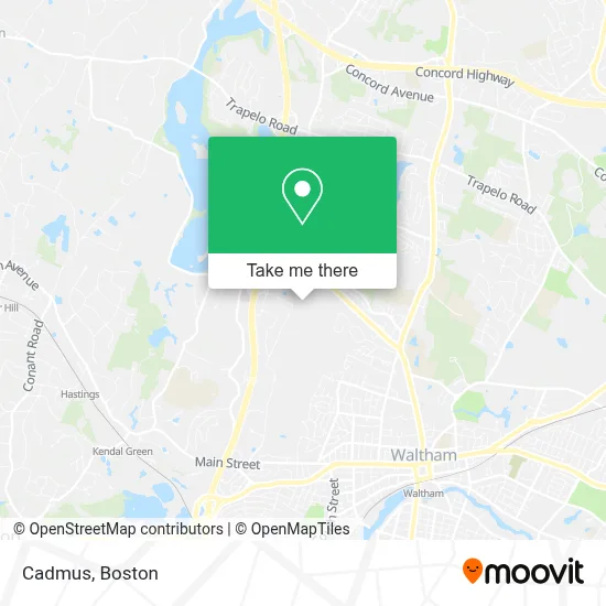 Cadmus map