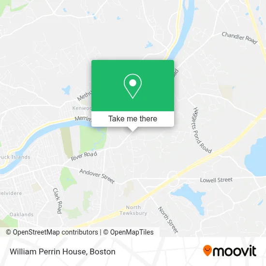 William Perrin House map
