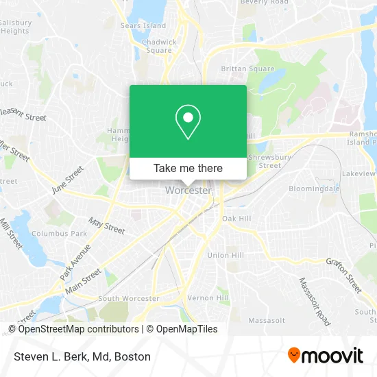 Steven L. Berk, Md map