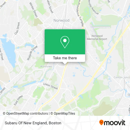 Subaru Of New England map