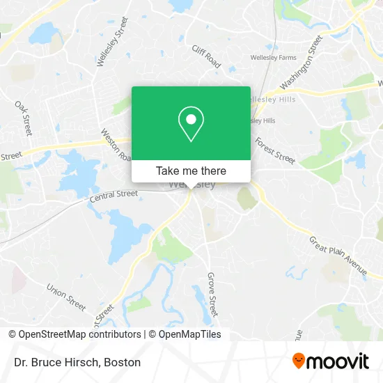 Dr. Bruce Hirsch map