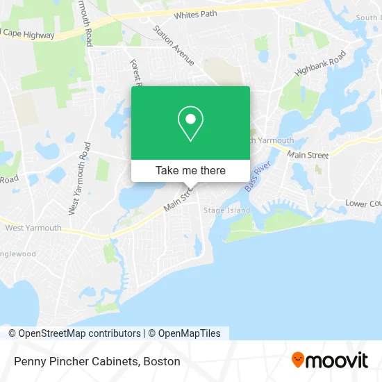Penny Pincher Cabinets map