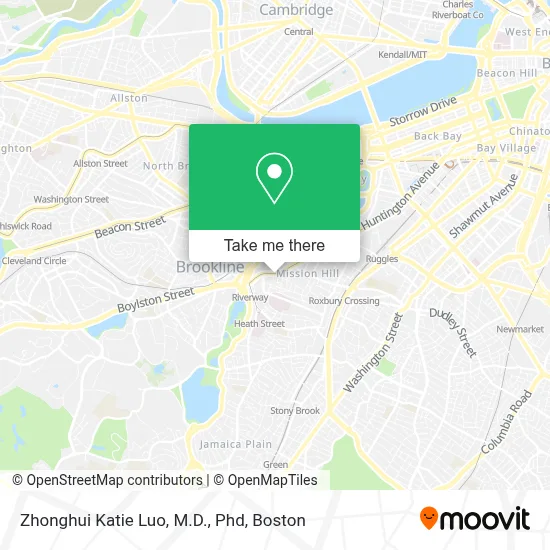 Zhonghui Katie Luo, M.D., Phd map