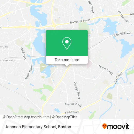 Johnson Elementary School map