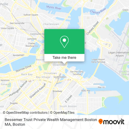 Bessemer Trust Private Wealth Management Boston MA map