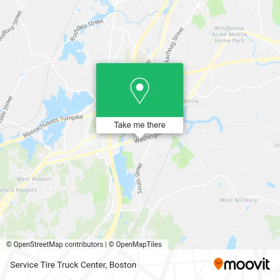Service Tire Truck Center map