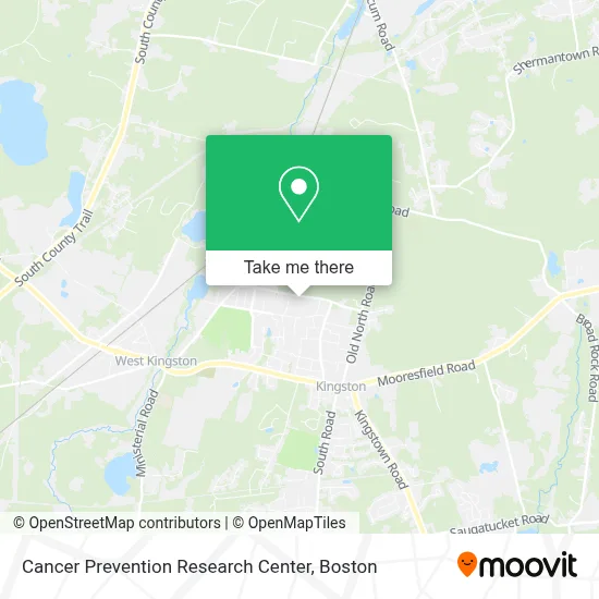 Cancer Prevention Research Center map