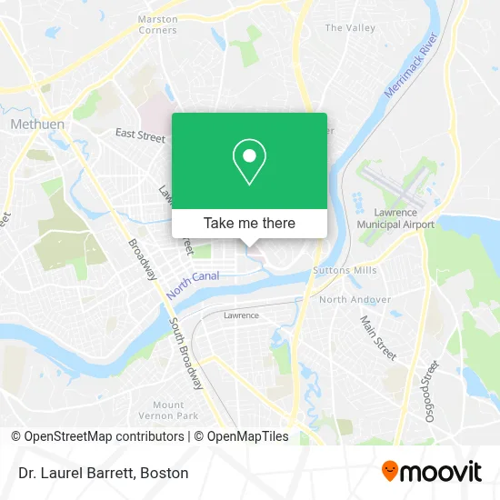 Dr. Laurel Barrett map