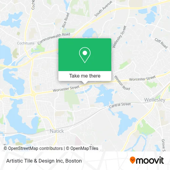 Artistic Tile & Design Inc map
