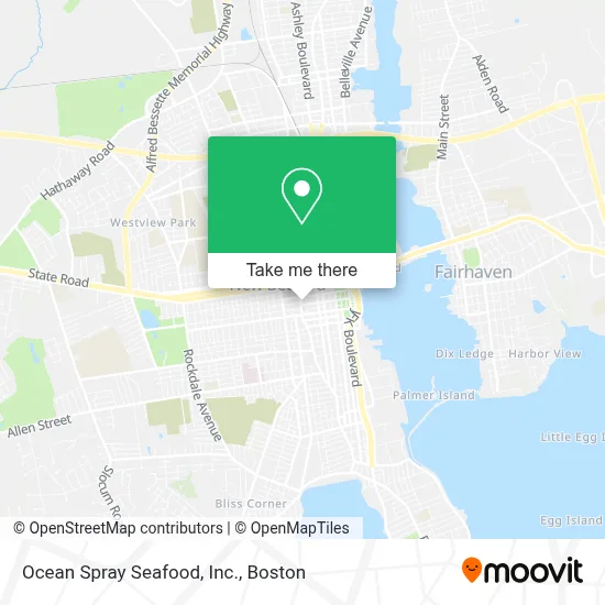 Ocean Spray Seafood, Inc. map